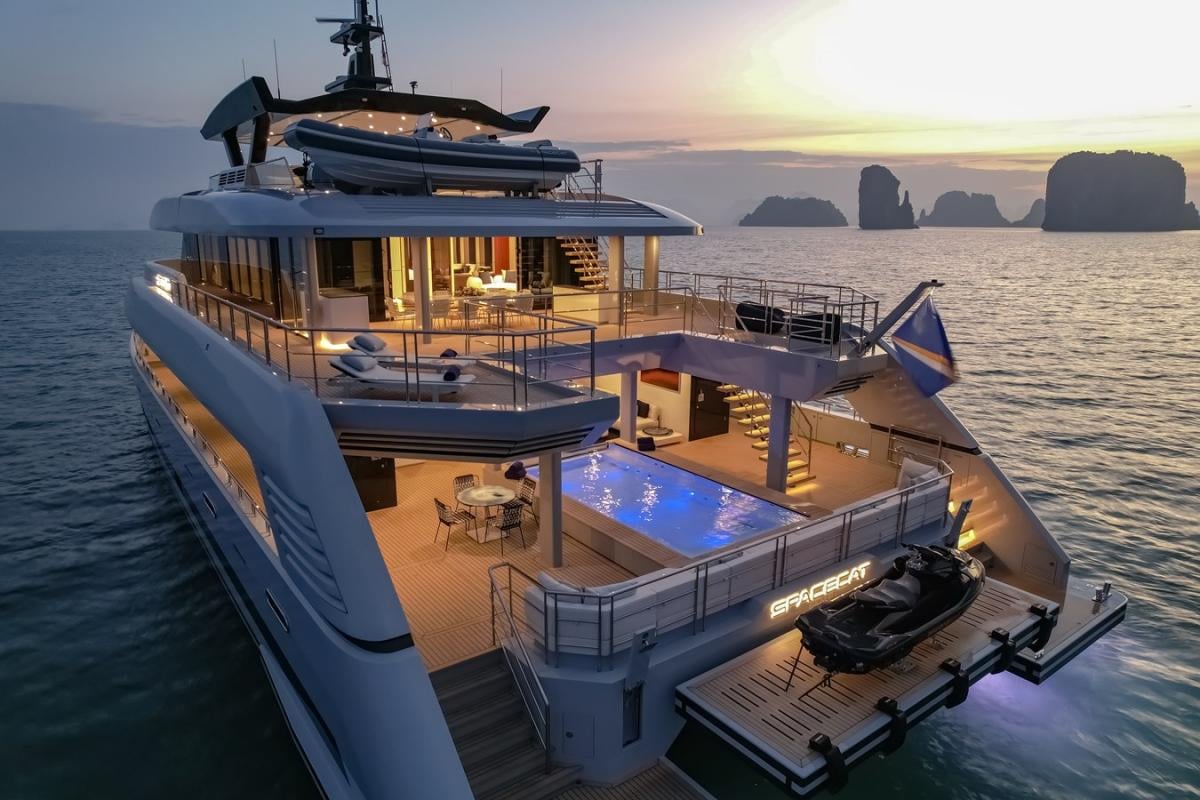 Luxury yacht in Phuket
